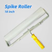 (Aixin)18นิ้ว Spiked Roller 46ซม. Self-Leveling Roller ลูกกลิ้งพลาสติก Spike Roller สำหรับอีพ็อกซี่สีเครื่องมือ Professtion