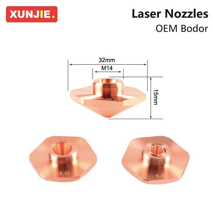 หัวฉีดเลเซอร์-bodor-หัวฉีด-dia-32mm-m14-h15สองชั้นเดียวขนาด1-0-4-0มม-สำหรับหัวเครื่องตัดด้วยเลเซอร์ใย