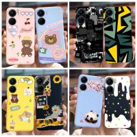 สำหรับ Vivo Y16เคส2022ฝาครอบการ์ตูนหมีน่ารักซิลิโคนนิ่มโทรศัพท์ Vivo เคสสำหรับ Vivo Y16 Vivo Y16เคสขนาด6.51