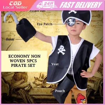 Malaysia Seller ~ Pirate Costume Set B For Adult