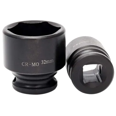 1 Pcs 1/2 Inch Pendek Tugas Berat Lengan Baut Hex Nut 8 Mm-36 Mm untuk Dampak Kunci Pas air Impact Wrench Metric Socket