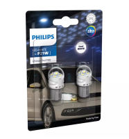 Philips Ultinon LED P21 White 11498 ULW 11498 U30CW 11498 CU31 หลอดไฟท้าย สีขาว (2 หลอด) Pro3100 Pro3000 Pro 3100 3000