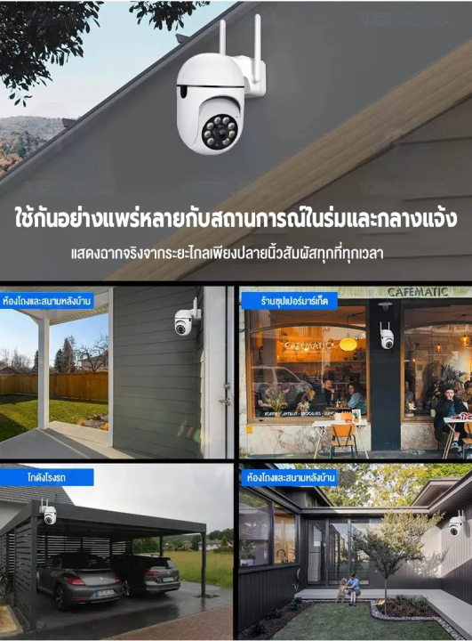 xiaomi-กล้องวงจรปิด-v380-pro-cctv-กล้องวงจรปิด360-wifi-hd-1080p-กันน้ํา-เสียงสองทาง-infrared-night-vision-การตรวจจับการเคลื่อนไหว-กล้องวงจรปิดระยะไกล-360-ptz-control-cctv-camera-with-alarm