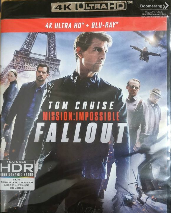 Mission: Impossible - Fallout มิชชั่น อิมพอสซิเบิ้ล ฟอลล์เอาท์ (4K+Blu ...