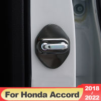 สแตนเลสรถจัดแต่งทรงผมล็อคประตูรถฝาครอบป้องกันกรณีสำหรับ Honda Accord X 10th 2018 2019 2020 2021 2022ไฮบริดอุปกรณ์เสริม