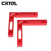 ▪✵► CRTOL 2 Set Positioning Woodworking Fixture Aluminium Alloy 90 Degree Precise Clamping Square Right Angle Clamps Corner Ruler