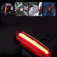 ✶ USB Rechargeable COB LED Bicycle Bike Cycling Front Rear Tail Light Lamp