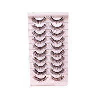 AWEI1 20ชิ้น/เซ็ตขนตาปลอมนุ่มสวมใส่สบาย3D ผล Beauty False Eye Lashes สำหรับผู้หญิง20ชิ้น/เซ็ตอินเทรนด์ Faux