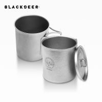 Blackdeer เครื่องครัวแคมปิ้งตั้งแคมป์ชุดปิกนิกถ้วยแก้วกาแฟสำหรับกลางแจ้งถ้วยภาชนะไทเทเนียมไทเทเนียม