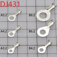 [HOT QAA,JXHKLWW 121] 10/50Pcs DJ431 A3.2 A4.2 A5.2 B4.2 B6.2 8.2ลวด End Lug Terminal O แหวนทองแดงเปลือยกดวงกลม Splice Crimp เชื่อมต่อ