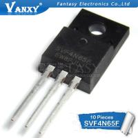 10ชิ้น TO-220F SVF4N65F SVD4N65F 4N65F SVF 4A TO220F/650V N-Channel MOSFET ทรานซิสเตอร์ใหม่แบบดั้งเดิม IC