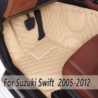 แผ่นหนังปูพื้นรถ,สำหรับรถซูซูกิ Swift 2005 2006 2007 2008 2009 2012รายละเอียดภายในพรมแผ่นแปะเท้าอุปกรณ์เสริม