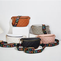 2022 New Type Bag Womens Large Capacity Waist Bag Guangzhou Small Bag Lingge Embroidered Thread Chest Bag DX26