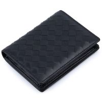 Luxurious Hand Made Soft Sheep Skin Knitting Card Wallets 100 Genuine Leather Hot nd Business Card Holders Uni Card Case