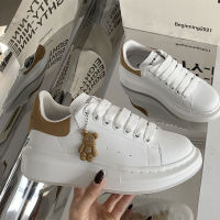 Spot parcel post Fala Guebe Mcqueen White Shoes Thick Sole Height Increasing Insole Casual Sneakers 2023 Autumn and Winter New Muffin Shoes