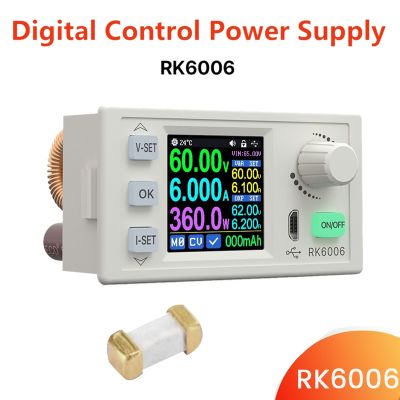 Spare Parts Accessories RK6006 Digital Control Power Supply Buck Converter 60V 6A 4 Digit COMM Adjustable DC to DC Step Down Voltage Bench