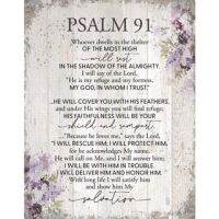 บล็อกบัสเตอร์ขนาดเล็ก Psalm 91ภาพวาดผ้าใบ PO652ศิลปะสมัยใหม่ที่ยอดเยี่ยมเครื่องตกแต่งฝาผนังคำพูดที่สร้างแรงบันดาลใจตกแต่งแขวนผนังที่ดีงามเพราะเขารักฉันบอกว่าครอบครัวพระเจ้า