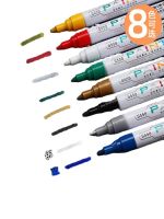 [COD] Color paint note marker pen does fade industrial oily big head black white red non-fading car tire worker