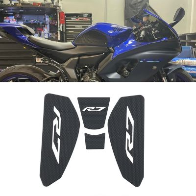 For YAMAHA YZF-R7 R7 2021-2023 Motorcycle Side Fuel Tank Pad Protector Stickers Decal Gas Knee Grip Traction Pad