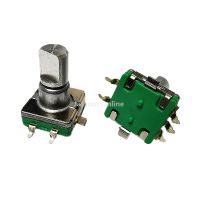 【YF】✇  5pcs EC11 Encoder Code 30 Position With Push SMD 5pin Handle Length 12.5mm Half Shaft