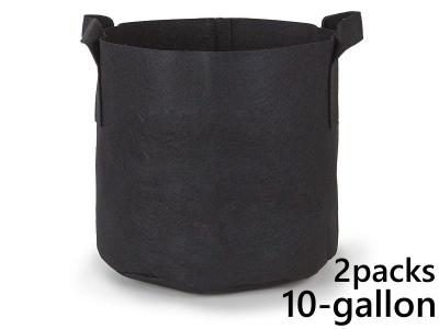 แพ็ค 2! ถุงปลูกต้นไม้แบบผ้า ขนาด 10แกลลอน สูง 40ซม Smart Grow Bag 10 Gallon - Fabric Pot
