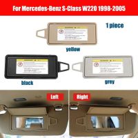 ขอบปลอกคอกันสุนัขเลียแว่นตากันแดดรถยนต์สำหรับกระจกแต่งหน้า Mercedes-Benz S Class W220 1998-2005 W221 2006-2013 ABS + PC