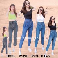 ?Punny Jeans กางเกงยีนส์ผู้หญิง ทรงบอยมีไซส S-40