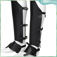 [ Novelty Medieval Greaves Boots Shoes Cover, Leg Wraps Reusable for Knight Costume Accessory Gift Cosplay