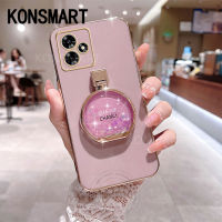 KONSMART เคสสุดหรูใหม่เคส Infinix Hot30/Hot30i/ร้อน30Play ซิลิโคนนิ่มชุบ2023พร้อมที่วางขาตั้งน้ำหอมเคสใส่โทรศัพท์ INFINIX Hot 30