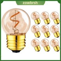 ZOWBRSH สกรูสำหรับคนแคระ หลอดไฟแอลอีดี G40 ขั้วต่อ E27 หลอดไฟสำหรับหลอดไฟ โคมไฟระย้าบ้าน 2200K ค่ะ ไฟแอลอีดี บ้านในบ้าน