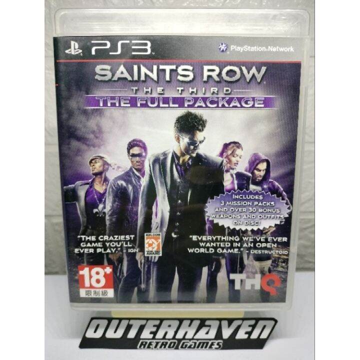 PS3 Saints Row The Third R3 (The Full Package Edition) | Lazada PH