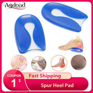 Agdoad 2 cái Gel Spur Heel Pad Đệm chèn giày U