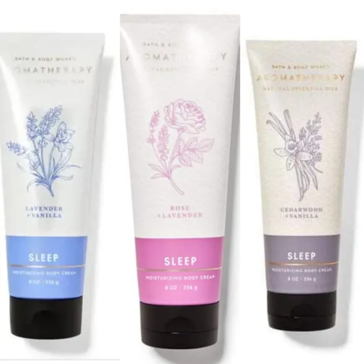 Bath and Body Works Aromatherapy Sleep Moisturizing Body Cream 8 oz