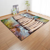 Living Room Carpet Decoration Bedroom Balcony Kids Room Anti-Slip Rugs 3D Pattern Home Hallway Floor Childrens Bedside Mat