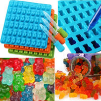 MUXI 53cell Jelly Mold Cavity Silicone Gummy Bear Chocolate Mold Candy Maker Ice Tray