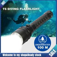 25000 Lumens Professional Waterproof Scuba Strong Light Diving Flashlight LED Diver Light Torch Lamp Underwater Flashlight Max 100m