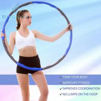 (คละสี) Premium Hula Hoop กระชับหุ่นสวย โฟมแบบถอดประกอบได้ Fast ABS ฮูล่าฮูป แบบลูกคลื่น ลดหน้าท้อง น้ำหนักเบาพิเศษ