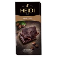 ?? ( x 1) Heidi Dark Chocolate 80 g. ช็อคโกแลตนำเข้า แบรนด์ดังจากสวิสเซอร์แลนด์  ESPRESSO [HD09]