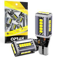 Oprah 2pcs LED W16W T15 921 LED Car Lights High Power 3020EMC Canbus No Error For Backup Reverse Lamp Rear Signal Indicator Bulb