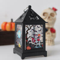 Retro Light Halloween Lantern Ghost Festival Portable Electronic Candle Light Bar Haunted House LED Ambience Arrangement Supplie