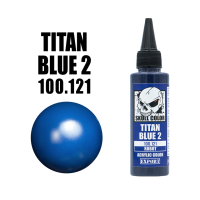 SKULL COLOR ROBOT TITAN BLUE2 สีไททานกันดั้ม2 สีแอร์บรัช สีพ่นโมเดล