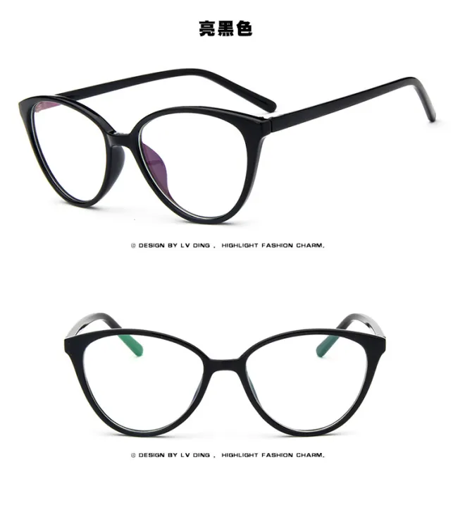 【COD/Ready Stock】Men Women Eye Glasses 2022 New Women's Men's Cat Eye