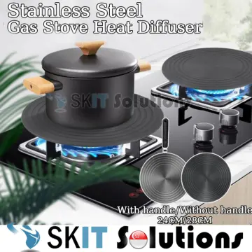 Cooking Kitchen Thermal Aluminum For Gas Stove Thickened Non-Slip Heat  Conduction Plate Thawing Non-stick Diffuser Energy Saving