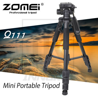 ใหม่ Zomei Q111อลูมิเนียมอัลลอยด์มินิแบบพกพาขาตั้งกล้องสำหรับกล้อง DSLR Professional Light Compact Travel Stand