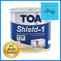 สีน้ำทาภายใน TOA SHIELD-1 BASE A กึ่งเงา 2.5 แกลลอนWATER-BASED INTERIOR PAINT TOA SHIELD-1 BASE A SEMI-GLOSS 2.5GAL **สินค้าแนะนำ**