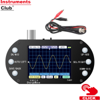 Instruments ออสซิลโลสโคปแบบใช้มือถือ ความละเอียด240 320 * นิ้วหน้าจอ TFT อัตราตัวอย่าง2.5MHz 500Hz แบนด์วิดท์ออสซิลมิเตอร์