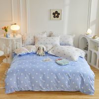 ▧✆๑ Bedding Set Double Sheets Soft 3/4pcs Bed Sheet Set Duvet Cover Queen King Size Comforter Sets For Home For Child