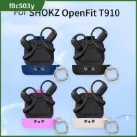 F8C503Y ฝาครอบป้องกันสำหรับป้องกัน เคสใส่หูฟัง กันน้ำกันน้ำได้ กันเหงื่อกันเหงื่อ ป้องกันหูฟังไร้สาย อุปกรณ์เสริมเสริม ปลอกกันลื่น เคสหูฟังเอียร์บัด สำหรับ T910 shokz openfit ชุดหูฟังการนำกระดูก