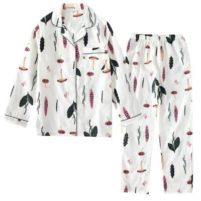 ZITY 2 Pcs Sets Spring Cotton Women Pajamas Set Sleepwear Autumn Plus Size Top +Long Pant Sleepwear Girls