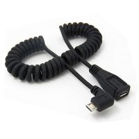 Pengisi daya Data isi ulang daya M/F Male to Female USB mikro 2.0 B 5pin kualitas tinggi kabel Extender kabel teleskopik